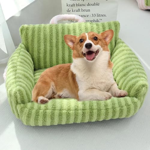 RUYICZB Hundesofa Für Mittlere Hunde, Hundebett Flauschig Atmungsaktiv Haustierbett Hundematratze Hundekorb Mittelgroße Hunde Katzensofa Hundecouch Weiche Polsterung,Grün,21.65 * 17.71inch RUYICZB Hundesofa Für Mittlere Hunde, Hundebett Flauschig Atmungsaktiv Haustierbett Hundematratze Hundekorb Mittelgroße Hunde Katzensofa Hundecouch Weiche Polsterung,Grün,21.65 * 17.71inch von RUYICZB