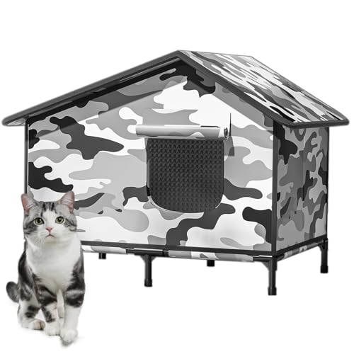 RUYICZB Katzenhaus Katzenhöhlenbett, Hundehütte Outdoor, Haustierhaus Mit Atmungsaktivem Netzgewebe & Abnehmbarer Abdeckung, Hundehaus Für Katzen Welpen Kätzchen, Oxford,L RUYICZB Katzenhaus Katzenhöhlenbett, Hundehütte Outdoor, Haustierhaus Mit Atmungsaktivem Netzgewebe & Abnehmbarer Abdeckung, Hundehaus Für Katzen Welpen Kätzchen, Oxford,L von RUYICZB