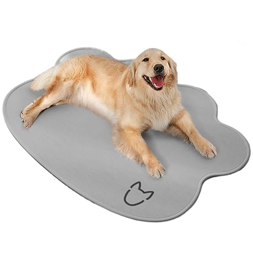RUYICZB Kühlmatte Für Hunde, Kühldecke Hund, Kühlmatte Selbstkühlend Katze Waschbar Hundematte Für Sommer, Geruchlos Hundedecke Für Kisten Hundehütten Und Betten,Light Gray,17.7x23.6in RUYICZB Kühlmatte Für Hunde, Kühldecke Hund, Kühlmatte Selbstkühlend Katze Waschbar Hundematte Für Sommer, Geruchlos Hundedecke Für Kisten Hundehütten Und Betten,Light Gray,17.7x23.6in von RUYICZB