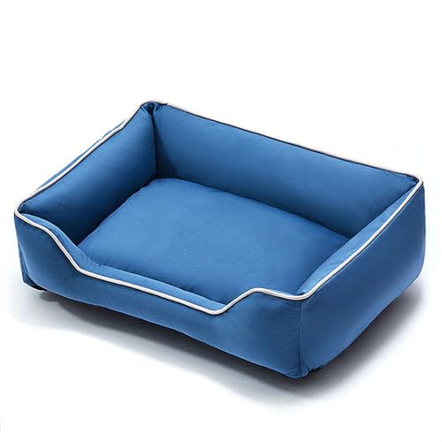 RUYICZB Orthopädische Hundebetten, Haustierbett mit Abnehmbarer und Rutschfester Unterseite, maschinenwaschbares Hundebettsofa mit seitlichem Nackenrollenkissen,Blau,85x63x24cm RUYICZB Orthopädische Hundebetten, Haustierbett mit Abnehmbarer und Rutschfester Unterseite, maschinenwaschbares Hundebettsofa mit seitlichem Nackenrollenkissen,Blau,85x63x24cm von RUYICZB