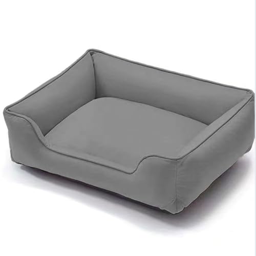 RUYICZB Orthopädische Hundebetten, Haustierbett mit Abnehmbarer und Rutschfester Unterseite, maschinenwaschbares Hundebettsofa mit seitlichem Nackenrollenkissen,Grau,75x58x22cm RUYICZB Orthopädische Hundebetten, Haustierbett mit Abnehmbarer und Rutschfester Unterseite, maschinenwaschbares Hundebettsofa mit seitlichem Nackenrollenkissen,Grau,75x58x22cm von RUYICZB