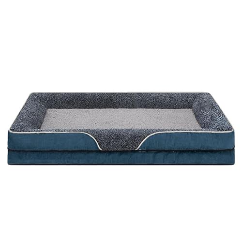 RUYICZB Orthopädische Hundebetten aus Schaumstoff, Hundesofabett mit waschbarem, abnehmbarem Bezug und Rutschfester Unterseite, waschbares Haustierbett,Blau,50x40x9cm RUYICZB Orthopädische Hundebetten aus Schaumstoff, Hundesofabett mit waschbarem, abnehmbarem Bezug und Rutschfester Unterseite, waschbares Haustierbett,Blau,50x40x9cm von RUYICZB