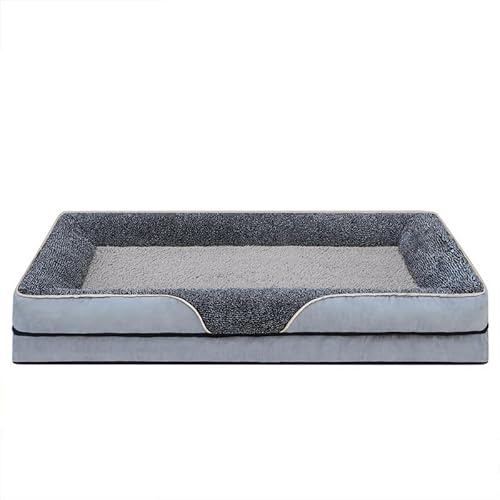 RUYICZB Orthopädische Hundebetten aus Schaumstoff, Hundesofabett mit waschbarem, abnehmbarem Bezug und Rutschfester Unterseite, waschbares Haustierbett,Light Gray,50x40x9cm RUYICZB Orthopädische Hundebetten aus Schaumstoff, Hundesofabett mit waschbarem, abnehmbarem Bezug und Rutschfester Unterseite, waschbares Haustierbett,Light Gray,50x40x9cm von RUYICZB