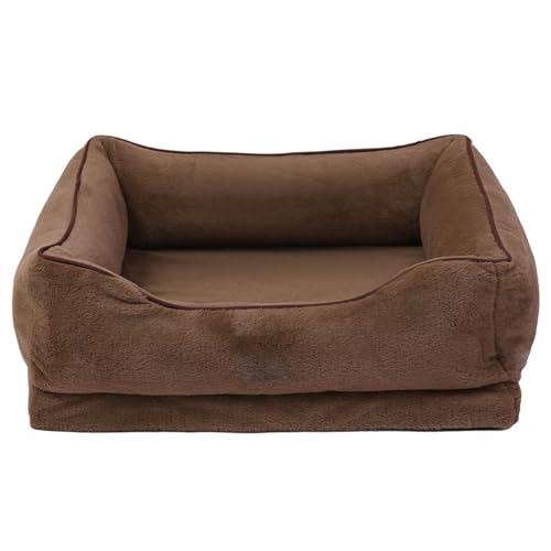 RUYICZB Orthopädische Hundecouchbetten aus Schaumstoff, weiche Haustierbetten für kleine und mittelgroße Hunde und Katzen, waschbares Hundebett mit Rutschfester Unterseite,Dark Grey,55x45x15cm RUYICZB Orthopädische Hundecouchbetten aus Schaumstoff, weiche Haustierbetten für kleine und mittelgroße Hunde und Katzen, waschbares Hundebett mit Rutschfester Unterseite,Dark Grey,55x45x15cm von RUYICZB