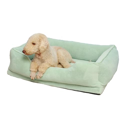 RUYICZB Orthopädische Hundecouchbetten aus Schaumstoff, weiche Haustierbetten für kleine und mittelgroße Hunde und Katzen, waschbares Hundebett mit Rutschfester Unterseite,Grün,60x50x20cm RUYICZB Orthopädische Hundecouchbetten aus Schaumstoff, weiche Haustierbetten für kleine und mittelgroße Hunde und Katzen, waschbares Hundebett mit Rutschfester Unterseite,Grün,60x50x20cm von RUYICZB