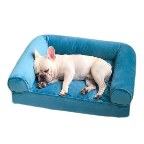 RUYICZB Orthopädisches Hundebett, Rutschfestes Haustier-Couchbett Aus Eierkarton-Schaum Mit Abnehmbarem, Waschbarem Bezug, Rechteckiges Hundebett,Blau,72x60x20cm RUYICZB Orthopädisches Hundebett, Rutschfestes Haustier-Couchbett Aus Eierkarton-Schaum Mit Abnehmbarem, Waschbarem Bezug, Rechteckiges Hundebett,Blau,72x60x20cm von RUYICZB