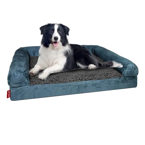 RUYICZB Orthopädisches Hundebett Für Mittelgroße Hunde, Hundekissen U-Förmiges Hundematte Mit Abnehmbarem Waschbarem Bezug Und Rutschfestem Boden Für Kleine Bis Mittelgroße Hunde,44 * 31.8 * 7in RUYICZB Orthopädisches Hundebett Für Mittelgroße Hunde, Hundekissen U-Förmiges Hundematte Mit Abnehmbarem Waschbarem Bezug Und Rutschfestem Boden Für Kleine Bis Mittelgroße Hunde,44 * 31.8 * 7in von RUYICZB