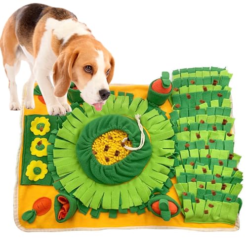 RUYICZB Schnüffelteppich Hund, 80 * 60Cm Waschbar Trainingsmatte, Riechen Trainieren Schnüffeldecke, Hundespielzeug Intelligenz Trainingsmatte Für Haustier Hunde Katzen Stressabbau RUYICZB Schnüffelteppich Hund, 80 * 60Cm Waschbar Trainingsmatte, Riechen Trainieren Schnüffeldecke, Hundespielzeug Intelligenz Trainingsmatte Für Haustier Hunde Katzen Stressabbau von RUYICZB