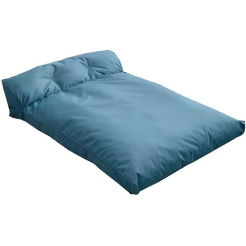 RUYICZB wasserdichte orthopädische Hundebetten, rechteckiges Hundebett mit abnehmbarem Bezug und Rutschfester Unterseite, Haustierbett mit Nackenrolle,Blau,102x80cm RUYICZB wasserdichte orthopädische Hundebetten, rechteckiges Hundebett mit abnehmbarem Bezug und Rutschfester Unterseite, Haustierbett mit Nackenrolle,Blau,102x80cm von RUYICZB
