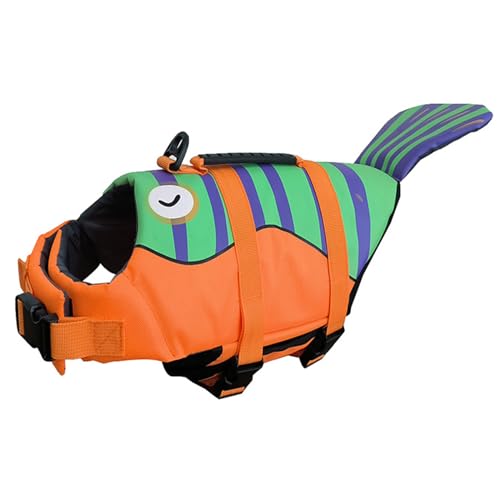 RUYICZB Schwimmweste Hunde Hai, Ripstop Hunde Rettungsweste, Haustier Floatation Schwimmweste Mit Rettungsgriff, Hund Schwimmweste Für Kleine Mittel Große Hunde Schwimmen & Bootfahren,Orange,M RUYICZB Schwimmweste Hunde Hai, Ripstop Hunde Rettungsweste, Haustier Floatation Schwimmweste Mit Rettungsgriff, Hund Schwimmweste Für Kleine Mittel Große Hunde Schwimmen & Bootfahren,Orange,M von RUYICZB