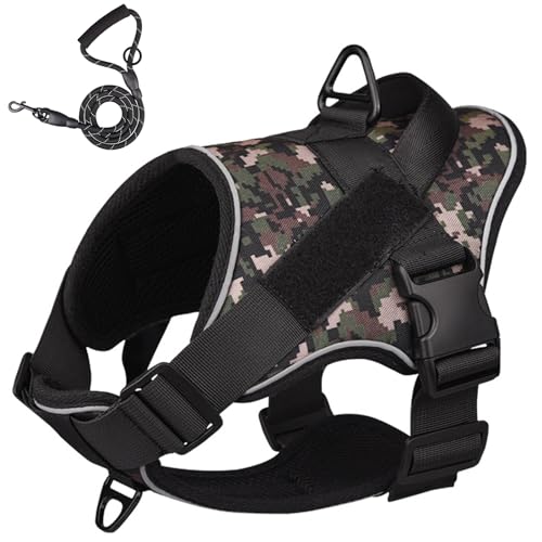 RUYICZB Taktisches Hundegeschirr, Hunde Brustgeschirr Hundeweste Für Große/Mittlere Hunde No Pull Sicherheitsgeschirr Mit 1 Komfortgriff Und 2 D-Ring Atmungsaktiv Hundeharness,Grün,L RUYICZB Taktisches Hundegeschirr, Hunde Brustgeschirr Hundeweste Für Große/Mittlere Hunde No Pull Sicherheitsgeschirr Mit 1 Komfortgriff Und 2 D-Ring Atmungsaktiv Hundeharness,Grün,L von RUYICZB