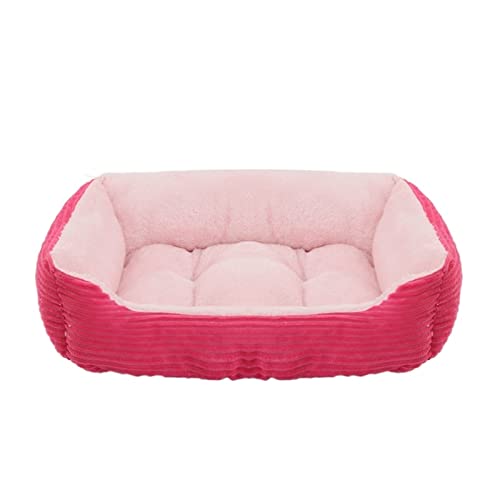 RVIFY Haustierbett Bett für Hund, Katze, Zwinger, mittelgroß, klein, Hundesofa, Kissen, Hundebett, Haus, Heimtierbedarf Hundebett(Cat Dog Bed 07,M (58X45X14CM)) von RVIFY