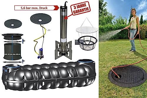 RWT Koops Zisterne Automatik-Anlage Flachtank Erdtank Wassertank Regenwassertank 10000 L von RWT Koops