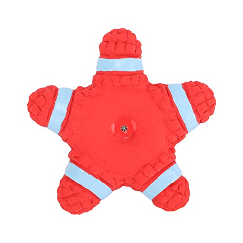 RXMORI Hunde-Quietschspielzeug, Welpen-Zahnspielzeug, Quietschendes Hundespielzeug, Roter Seestern, Welpen-Kauspielzeug für das Training der Zahnreinigung RXMORI Hunde-Quietschspielzeug, Welpen-Zahnspielzeug, Quietschendes Hundespielzeug, Roter Seestern, Welpen-Kauspielzeug für das Training der Zahnreinigung von RXMORI