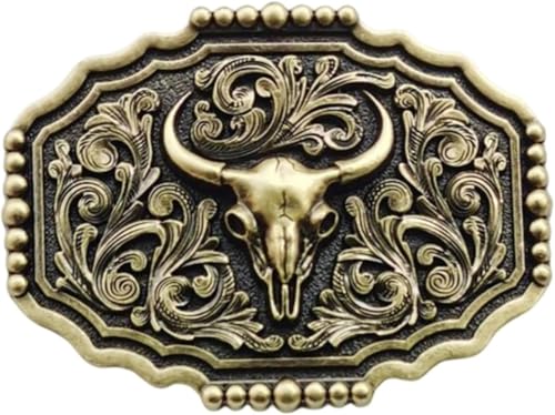 Gürtelschnallen for Herren, Gürtelschnallenersatz, Western-Cowboy-Gürtelschnallen, 1 Stück, Gürtelschnalle mit Bullenköpfen, Cowboy-Gürtelschnalle, passend for 1,5–1,6 Zoll breite Gürtel, mehrere Stil Gürtelschnallen for Herren, Gürtelschnallenersatz, Western-Cowboy-Gürtelschnallen, 1 Stück, Gürtelschnalle mit Bullenköpfen, Cowboy-Gürtelschnalle, passend for 1,5–1,6 Zoll breite Gürtel, mehrere Stil von RYRYR