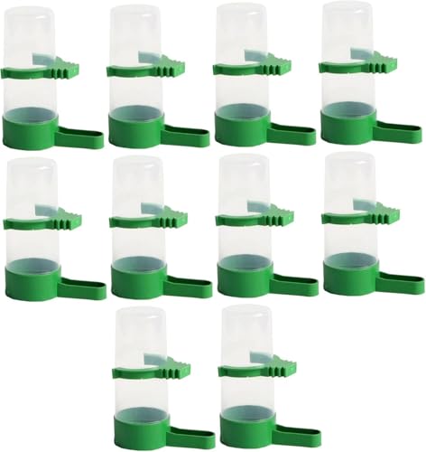 Taubenfutterhaus, Fenstertränke, 10 Stück, automatischer Vogeltränkespender, bruchsicherer Kunststoffspender for Papageien, Wachteln, Unzertrennliche, Trinkflasche Taubenfutterhaus, Fenstertränke, 10 Stück, automatischer Vogeltränkespender, bruchsicherer Kunststoffspender for Papageien, Wachteln, Unzertrennliche, Trinkflasche von RYRYR