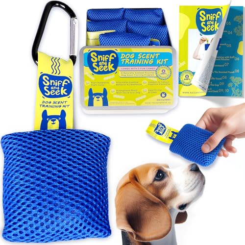 Race&Herd| Sniff and Seek Duft-Trainingsset für Hunde, Nasenarbeits-Set für Hunde — Hundetrainingsset, Duft-Work-Set für Hunde, Hunde-Denkspiele für Hunde, Hunde-Schnüffelspielzeug Race&Herd| Sniff and Seek Duft-Trainingsset für Hunde, Nasenarbeits-Set für Hunde — Hundetrainingsset, Duft-Work-Set für Hunde, Hunde-Denkspiele für Hunde, Hunde-Schnüffelspielzeug von Race&Herd