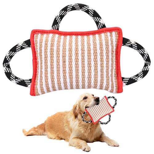 Rachlicy Hundebisshülse Kee resistente Wäsche Hundetrainingshülle mit 3 Handles Professioneller interaktiver Trainingsausrüstung von Rachlicy