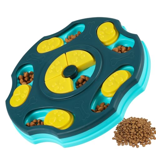 Radsocken Hundepuzzle Slow Feeder, interaktives Puzzle-Spielzeug für Hundetraining & geistige Stimulierung, Leckerli-Spender (Blau) von Radsocken