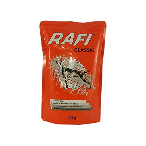 10x500g Rafi Classic ohne Getreide Nassfutter Hundefutter NEU von DOLINA NOTECI