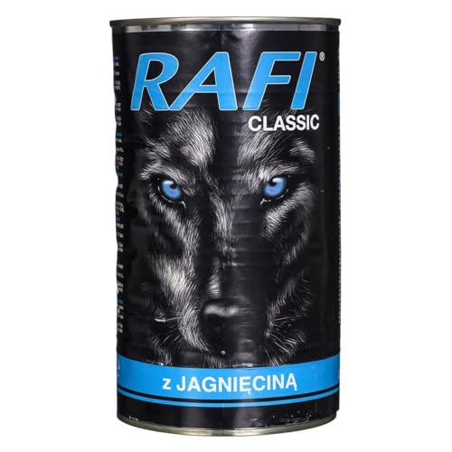 Rafi 20x1240g Mix Rind + Lamm + Truthahn + Wild+ Geflügel Nassfutter Hundefutter von DOLINA NOTECI