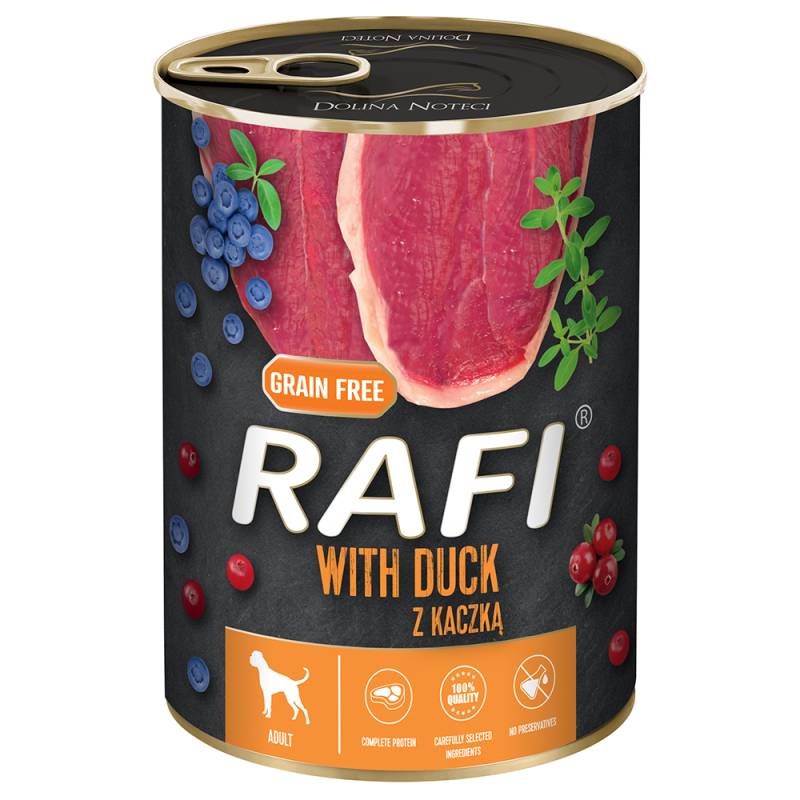 Rafi Adult 24 x 400 g - mit Ente, Blaubeere und Cranberry von Rafi