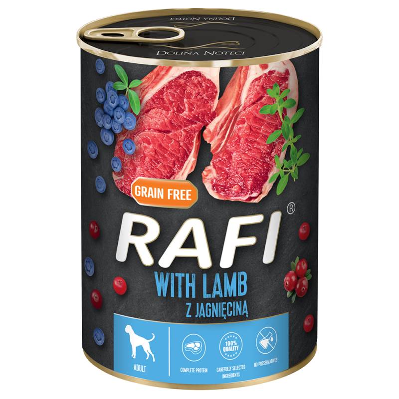 Rafi Adult 24 x 400 g - mit Lamm, Blaubeere und Cranberry von Rafi