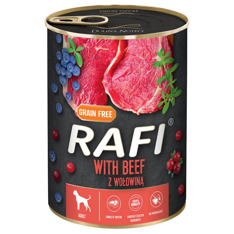 Rafi Adult 24 x 400 g - mit Rind, Blaubeere und Cranberry von Rafi