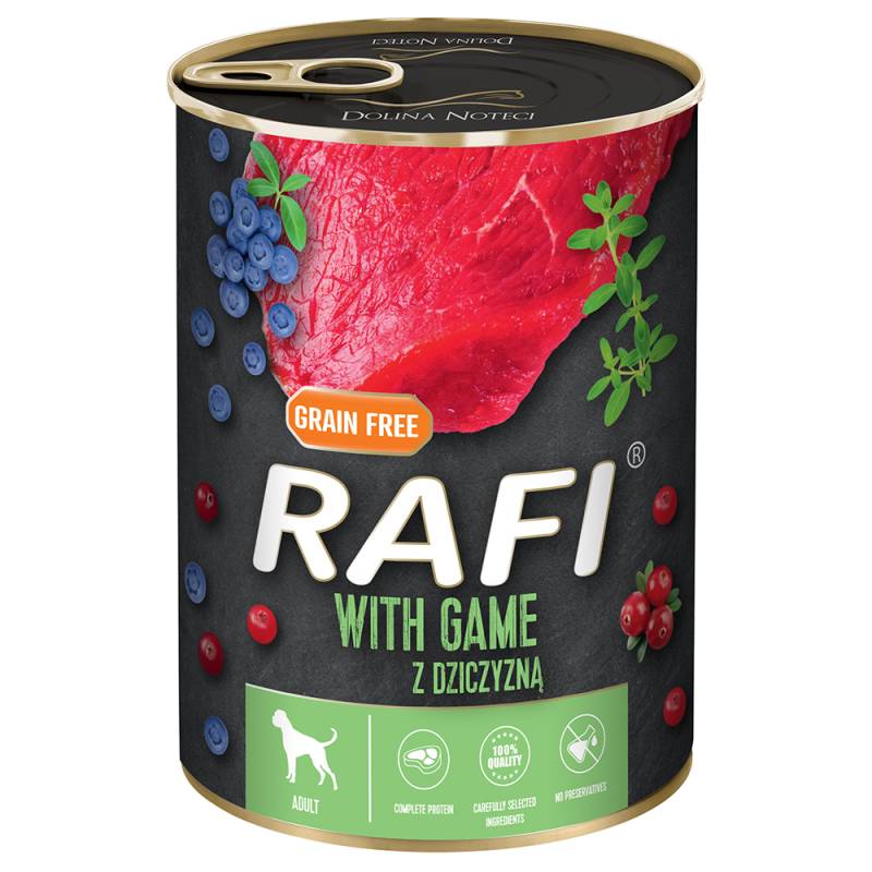 Rafi Adult 24 x 400 g - mit Wild, Blaubeere und Cranberry von Rafi