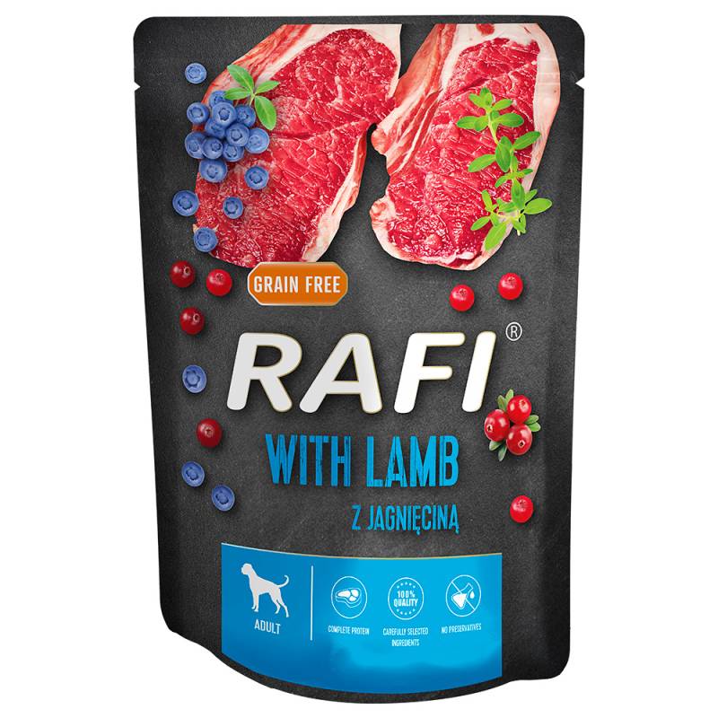 Rafi Dog 10 x 300 g - Lamm von Rafi