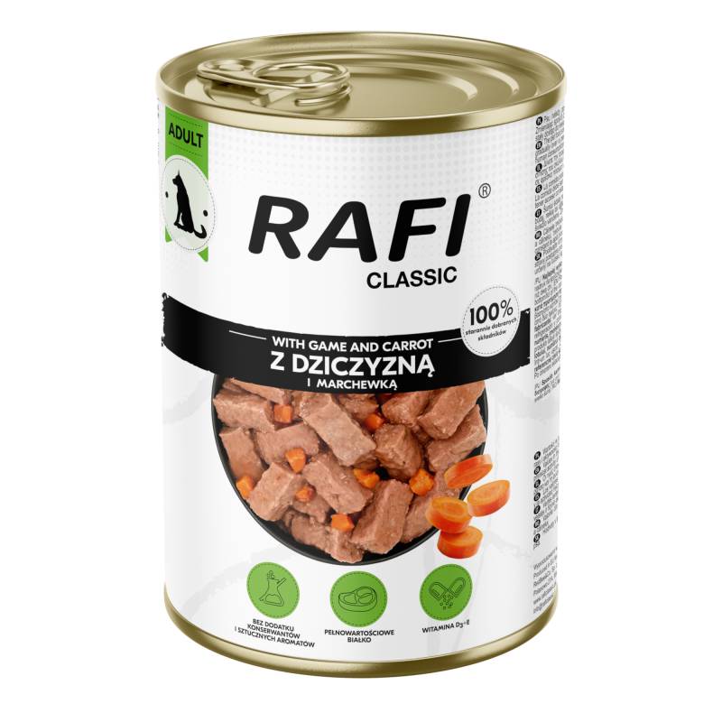 Rafi Dog 6 x 1240 g - mit Wild von Rafi