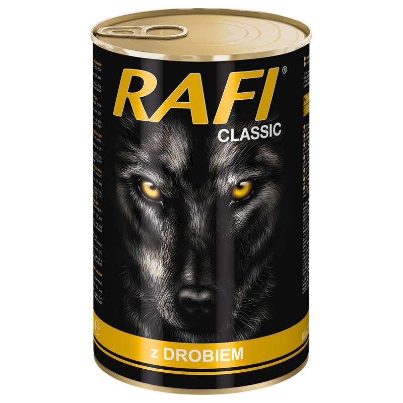 Sparpaket Rafi Dog 12 x 1240 g - Huhn von Rafi