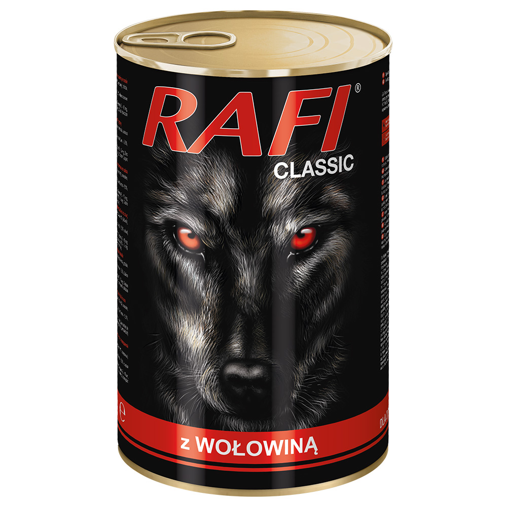 Sparpaket Rafi Dog 12 x 1240 g - Rind Sparpaket Rafi Dog 12 x 1240 g - Rind von Rafi