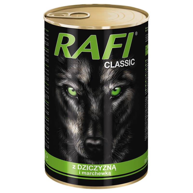 Sparpaket Rafi Dog 12 x 1240 g - Wild von Rafi