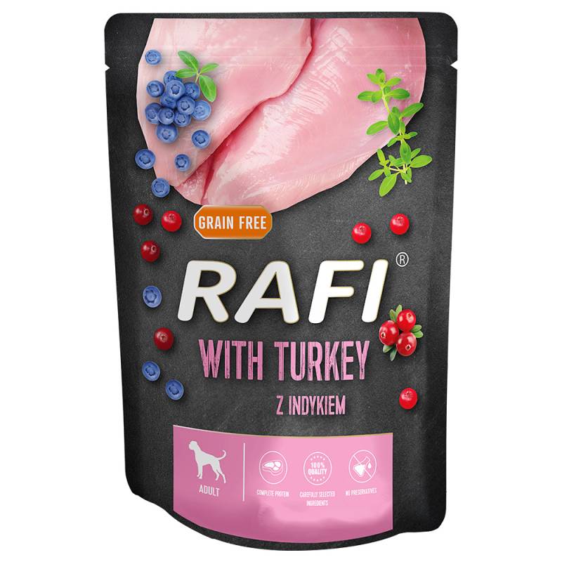 Sparpaket Rafi Dog 20 x 300 g - Truthahn von Rafi