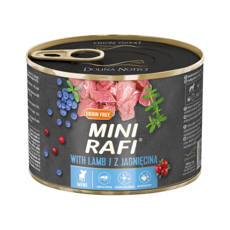 Sparpaket: Rafi Mini 24 x 185 g - Lamm von Rafi