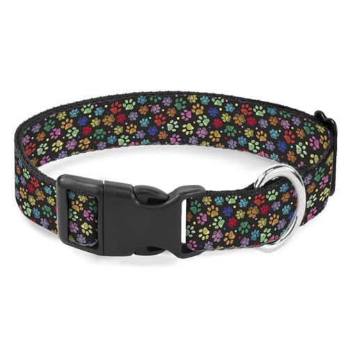 Buntes Hundehalsband für Hunde, Katzen, Pfoten, weich, verstellbar, für kleine, mittelgroße und große Hunde, Katzen Buntes Hundehalsband für Hunde, Katzen, Pfoten, weich, verstellbar, für kleine, mittelgroße und große Hunde, Katzen von Raguepo