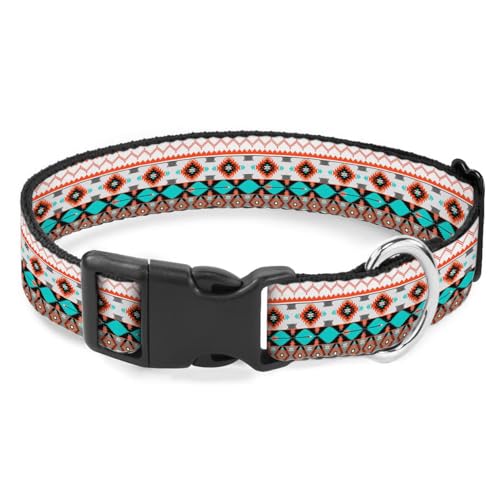 Buntes Hundehalsband mit Aztekenmuster, weich, verstellbar, für kleine, mittelgroße und große Hunde, Katzen, Haustiere Buntes Hundehalsband mit Aztekenmuster, weich, verstellbar, für kleine, mittelgroße und große Hunde, Katzen, Haustiere von Raguepo