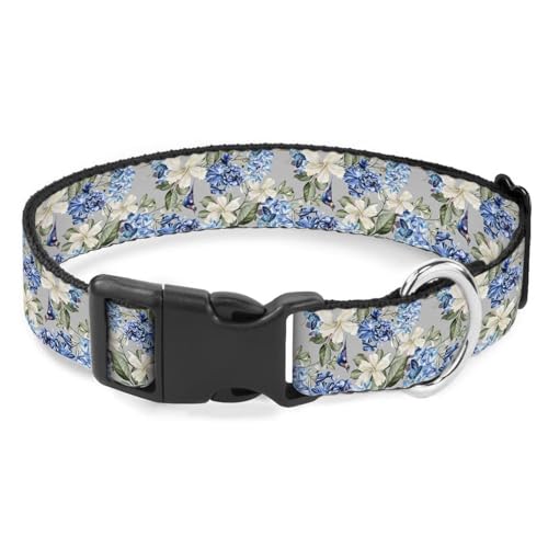 Halsband für Haustiere, für Katzen, Hunde, Schnellverschluss-Schnalle, verstellbar, für weibliche und männliche Welpen, Blau / Weiß Halsband für Haustiere, für Katzen, Hunde, Schnellverschluss-Schnalle, verstellbar, für weibliche und männliche Welpen, Blau / Weiß von Raguepo
