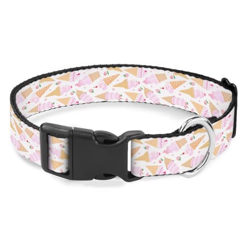 Halsband für Katzen, Hunde, Schnellverschluss-Schnalle, verstellbar, für weibliche und männliche Welpen, Rosa Halsband für Katzen, Hunde, Schnellverschluss-Schnalle, verstellbar, für weibliche und männliche Welpen, Rosa von Raguepo