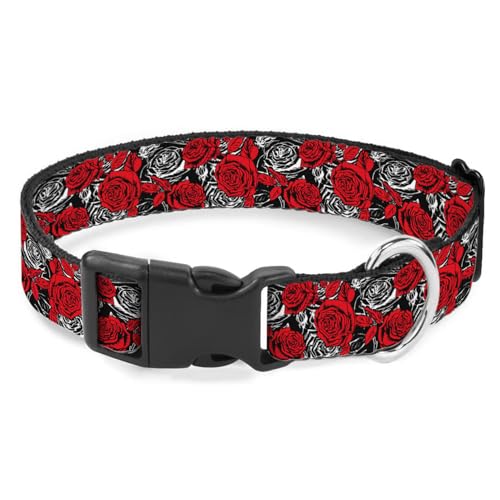 Halsband für Katzen, Hunde, Schnellverschluss-Schnalle, verstellbar, für weibliche und männliche Welpen, Rot Halsband für Katzen, Hunde, Schnellverschluss-Schnalle, verstellbar, für weibliche und männliche Welpen, Rot von Raguepo