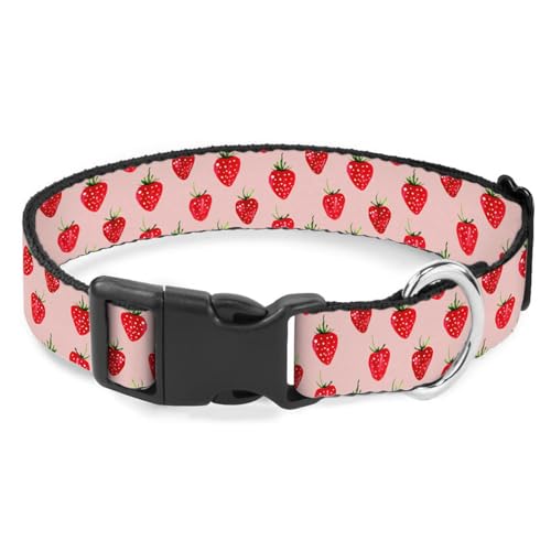 Hundehalsband, Erdbeerfrucht, weich, für kleine, mittelgroße und große Rassen, Hunde, Katzen, Welpen, Kätzchen, Terrier, Rot Hundehalsband, Erdbeerfrucht, weich, für kleine, mittelgroße und große Rassen, Hunde, Katzen, Welpen, Kätzchen, Terrier, Rot von Raguepo