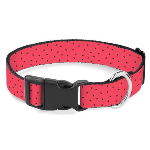 Hundehalsband, Katze, groß, weich, für kleine, extra große, robuste Haustiere, Rot mit Wassermelone und schwarzen Samen Hundehalsband, Katze, groß, weich, für kleine, extra große, robuste Haustiere, Rot mit Wassermelone und schwarzen Samen von Raguepo