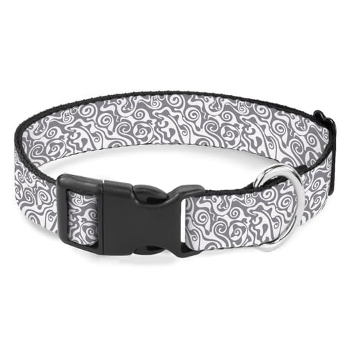 Hundehalsband, Marmor, weich, für kleine, mittelgroße und große Rassen, Hunde, Katzen, Welpen, Kätzchen, Terrier, Grau-Weiß Hundehalsband, Marmor, weich, für kleine, mittelgroße und große Rassen, Hunde, Katzen, Welpen, Kätzchen, Terrier, Grau-Weiß von Raguepo