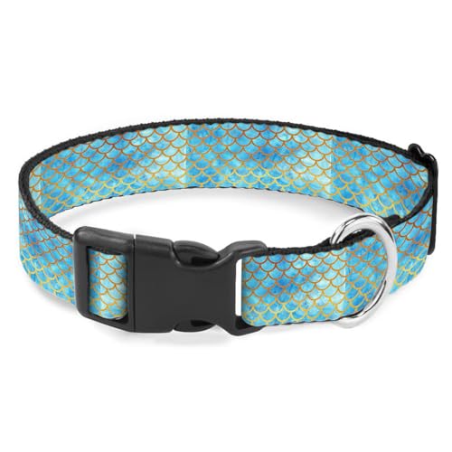 Hundehalsband, Meerjungfrauen-Pailletten, weich, elastisch, für weibliche und männliche Welpen, Katzen, Blaugrün Hundehalsband, Meerjungfrauen-Pailletten, weich, elastisch, für weibliche und männliche Welpen, Katzen, Blaugrün von Raguepo