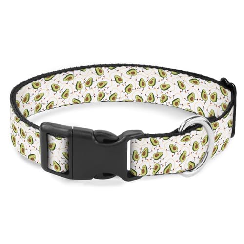 Hundehalsband, für Katzen, groß, weich, für kleine, extra große, robuste Haustiere, Grün mit Avocado-Früchten Hundehalsband, für Katzen, groß, weich, für kleine, extra große, robuste Haustiere, Grün mit Avocado-Früchten von Raguepo