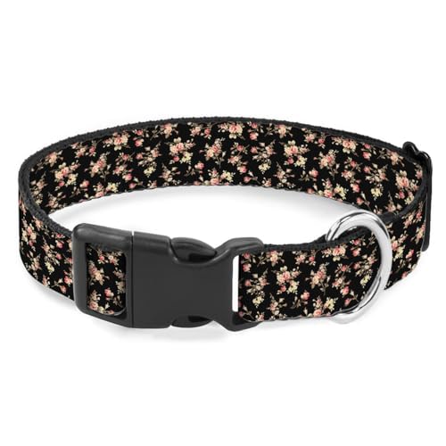 Hundehalsband, für kleine, mittelgroße und große Hunde, weiche, verstellbare Schnalle, Weiß / Rosa / Schwarz Hundehalsband, für kleine, mittelgroße und große Hunde, weiche, verstellbare Schnalle, Weiß / Rosa / Schwarz von Raguepo