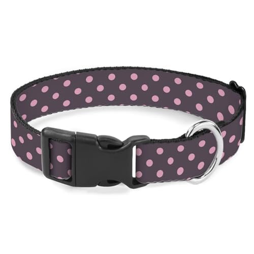 Hundehalsband, für kleine, mittelgroße und große Hunde, weiche, verstellbare Schnalle, gepunktet, Grau Hundehalsband, für kleine, mittelgroße und große Hunde, weiche, verstellbare Schnalle, gepunktet, Grau von Raguepo