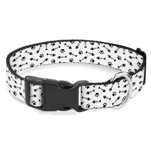 Hundehalsband mit Fischschleife und Pfote, weich, für kleine, extra große, robuste Hunde Hundehalsband mit Fischschleife und Pfote, weich, für kleine, extra große, robuste Hunde von Raguepo