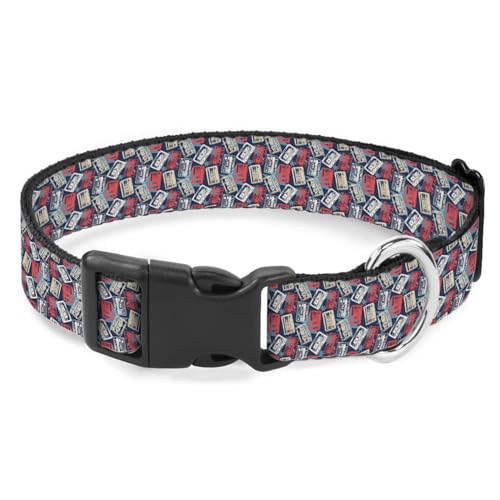 Hundehalsband mit Musikkassetten, weich, für kleine, mittelgroße und große Rassen, Hunde, Katzen, Welpen, Kätzchen, Terrier, Rot / Blau Hundehalsband mit Musikkassetten, weich, für kleine, mittelgroße und große Rassen, Hunde, Katzen, Welpen, Kätzchen, Terrier, Rot / Blau von Raguepo